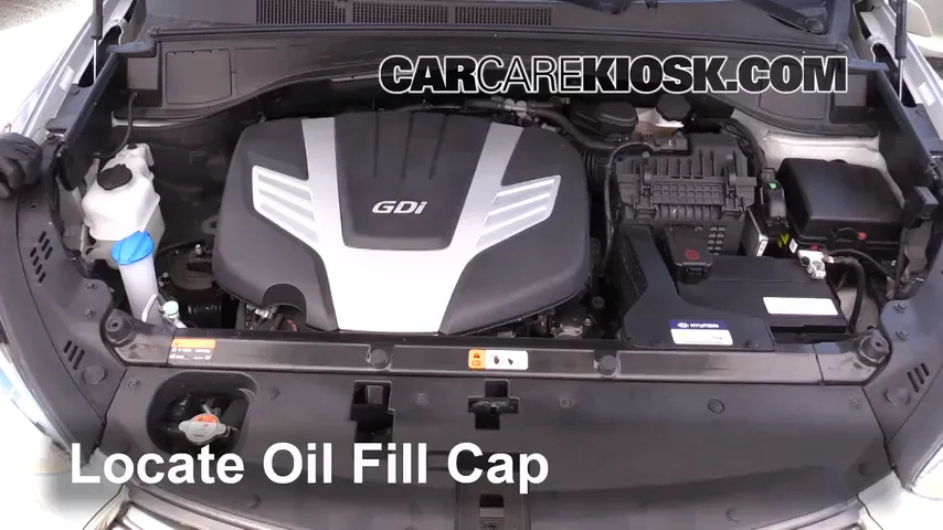 2017 Hyundai Santa Fe SE 3.3L V6 Oil